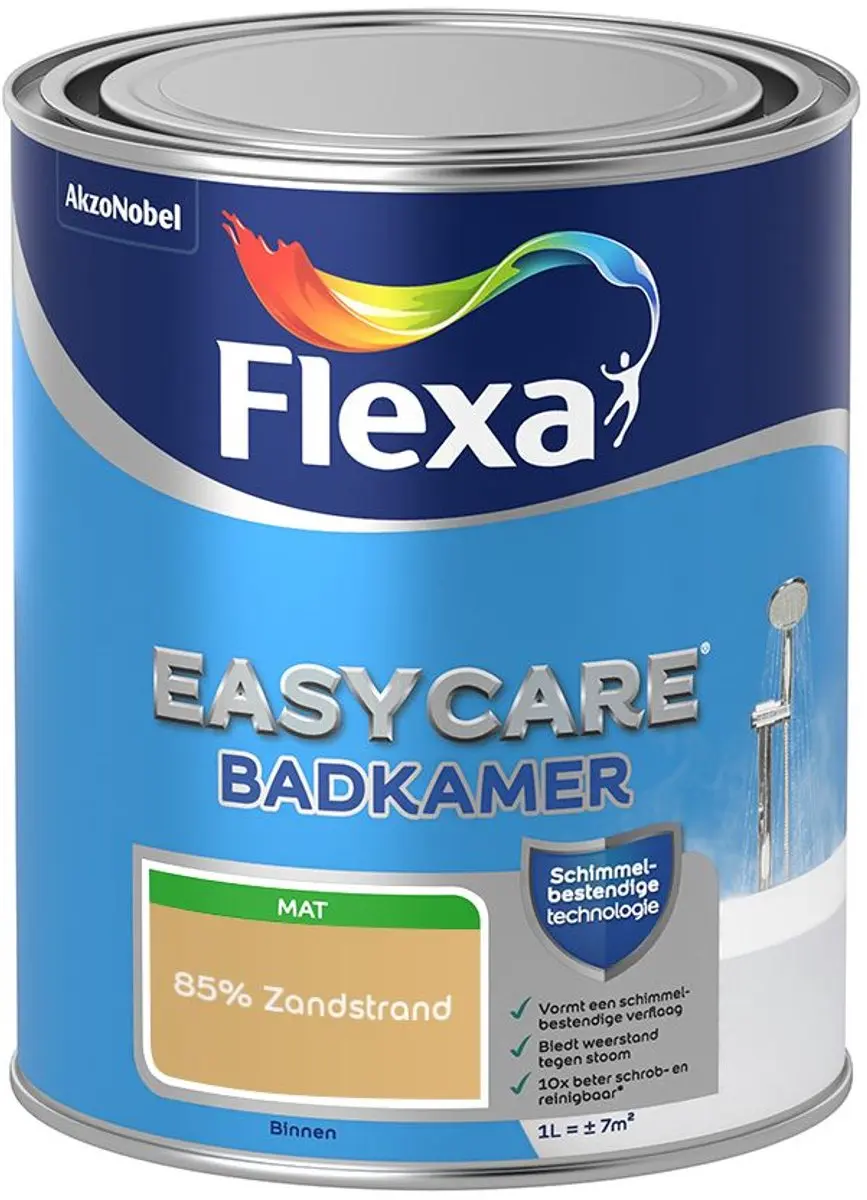 Flexa Easycare Badkamerverf 85% Zandstrand