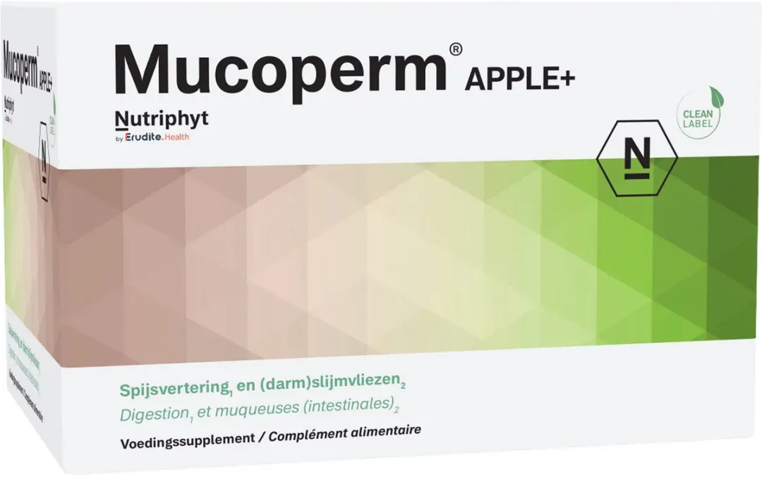 Nutriphyt Mucoperm Apple+ 60 Zakjes