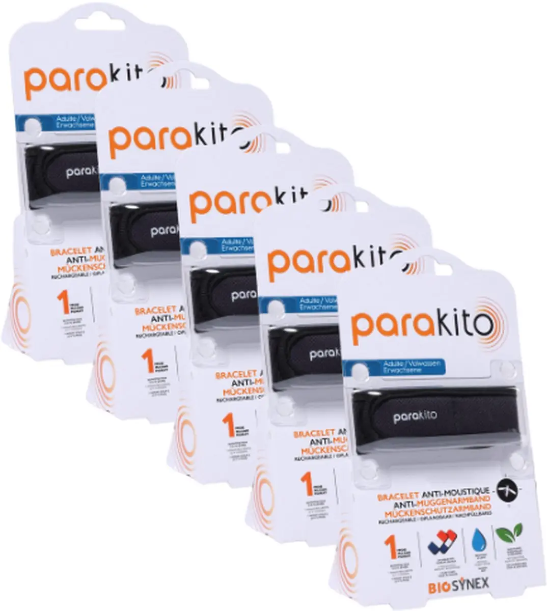 Parakito Navulbaar Anti-Muggen Armband