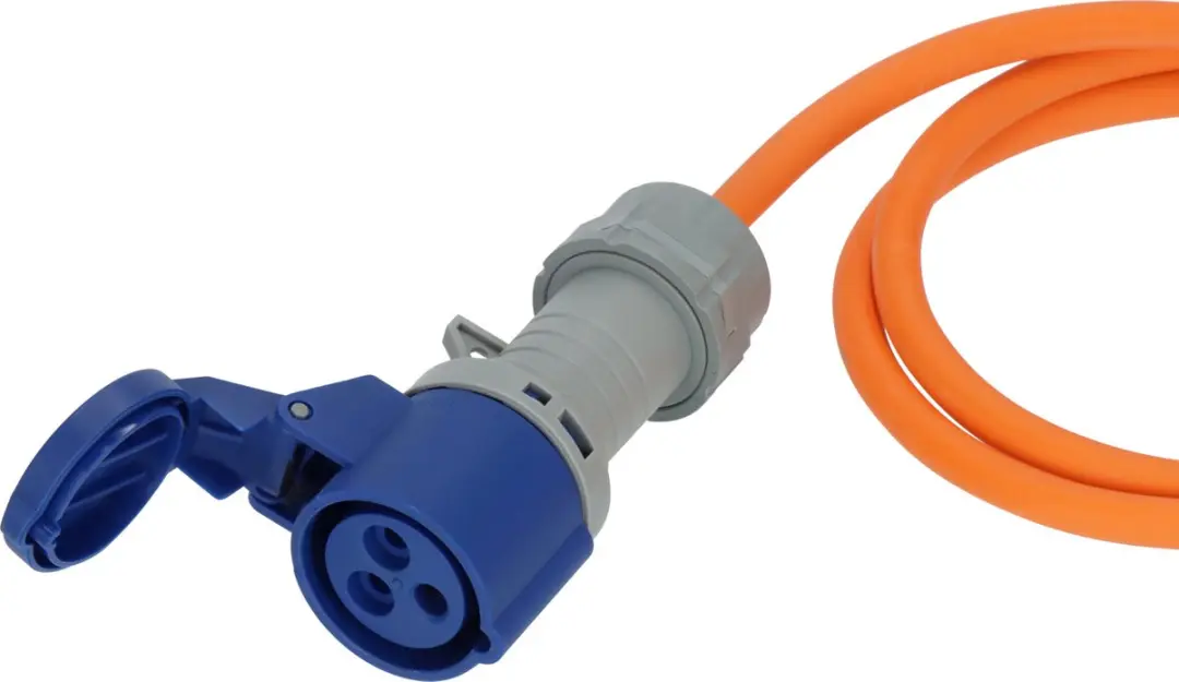 Brennenstuhl CEE-adapterkabel 230V - Orange/Blauw/Grijs