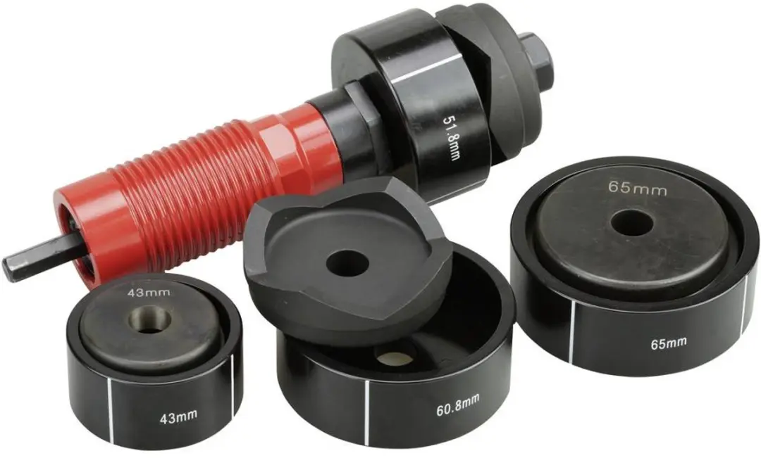 TOOLCRAFT TO-9610281 Stansinzetstukken 4-delig - Ø43-65mm