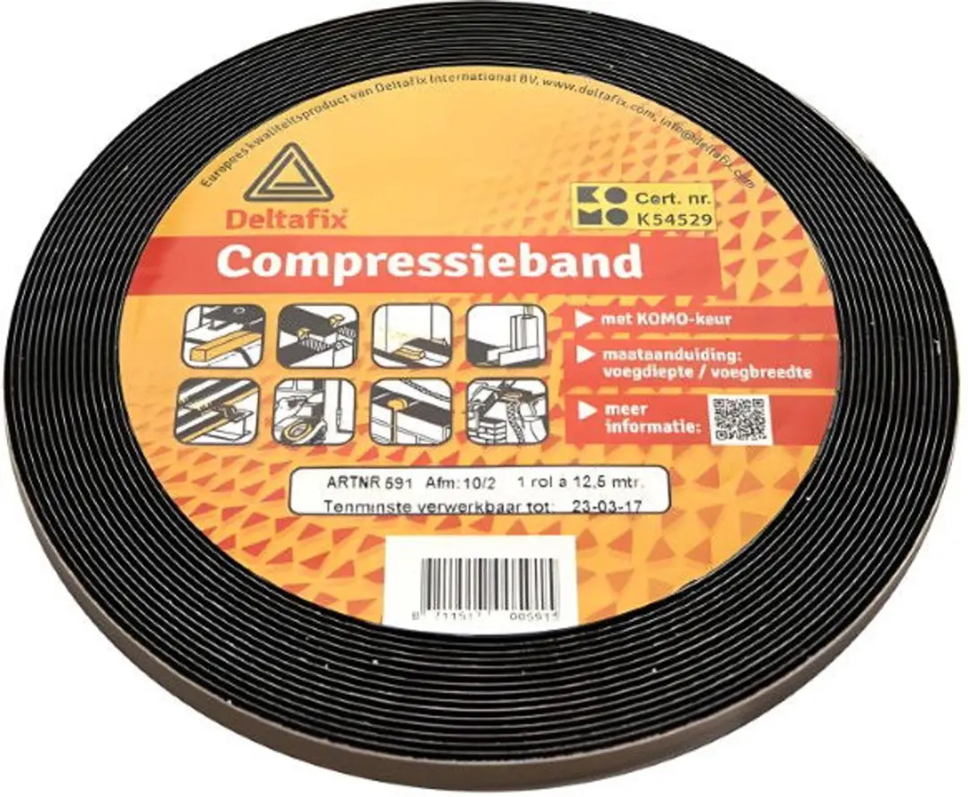 Deltafix Compressieband 10mx15/3
