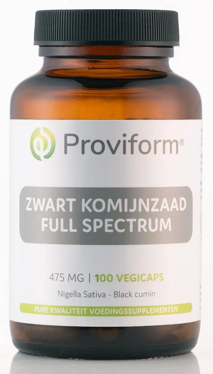 Proviform Zwart Komijnzaad 475mg Capsules - 100 Stuks
