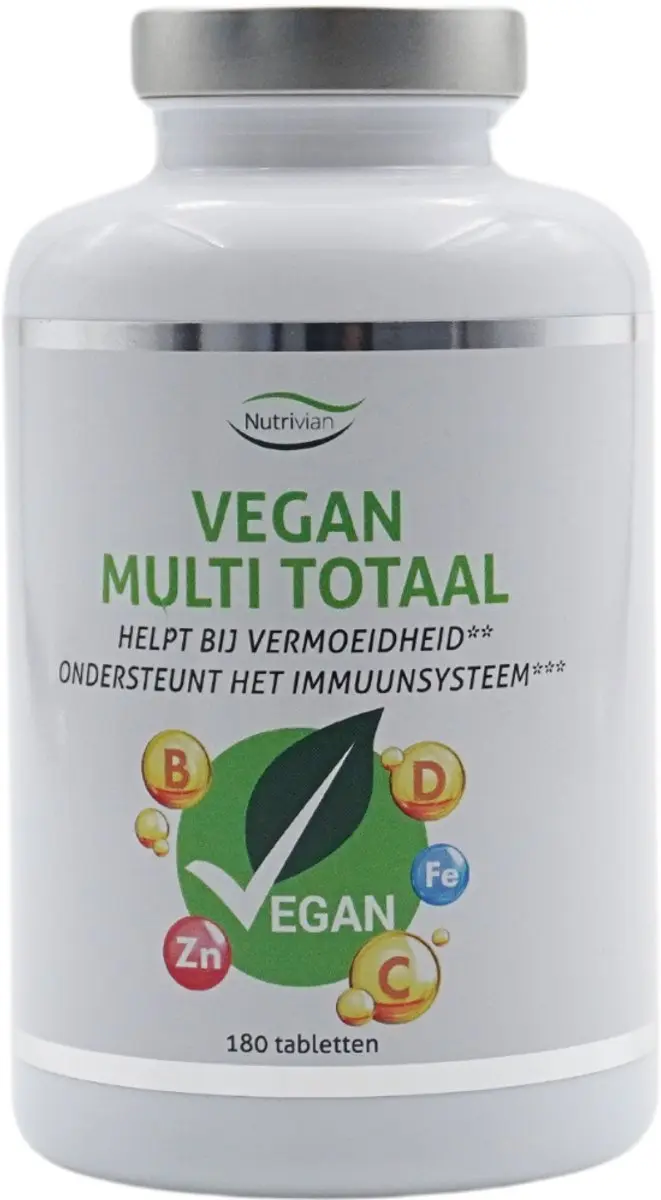Nutrivian Multi totaal vegan 180 Tabletten