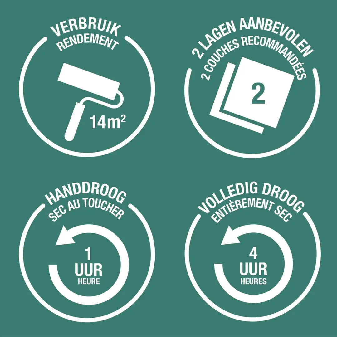 Rust-Oleum Bruin Tuinverf Hoogglans Oever 750ml