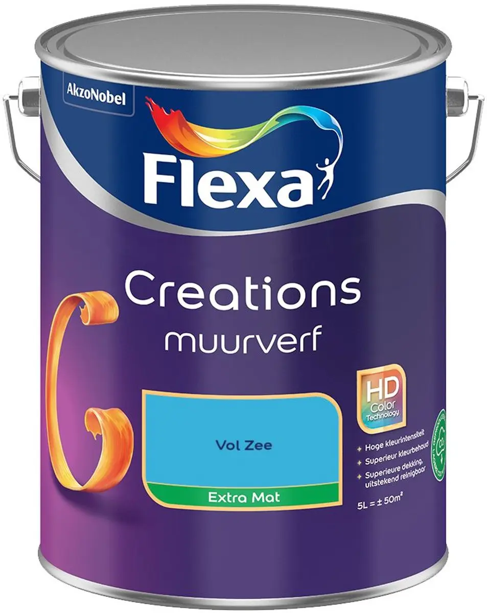 Flexa Creations Muurverf Extra Mat Vol Zee 5L