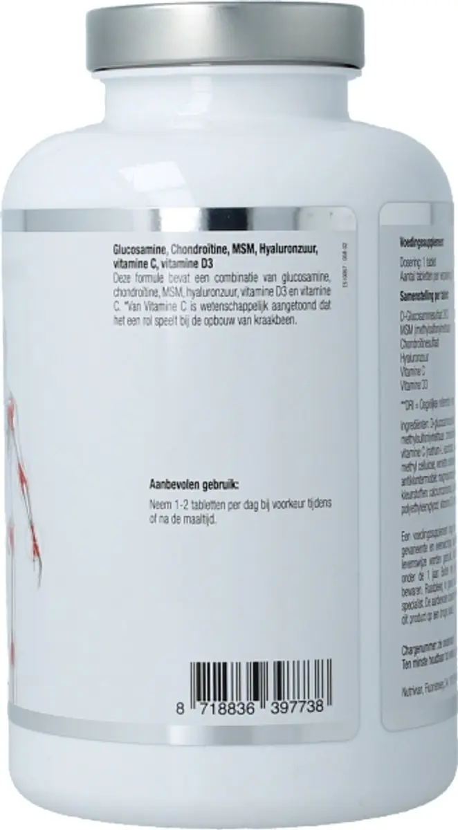 Nutrivian Glucosamine chondroitine 200 Tabletten