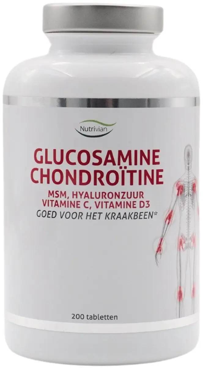 Nutrivian Glucosamine chondroitine 200 Tabletten