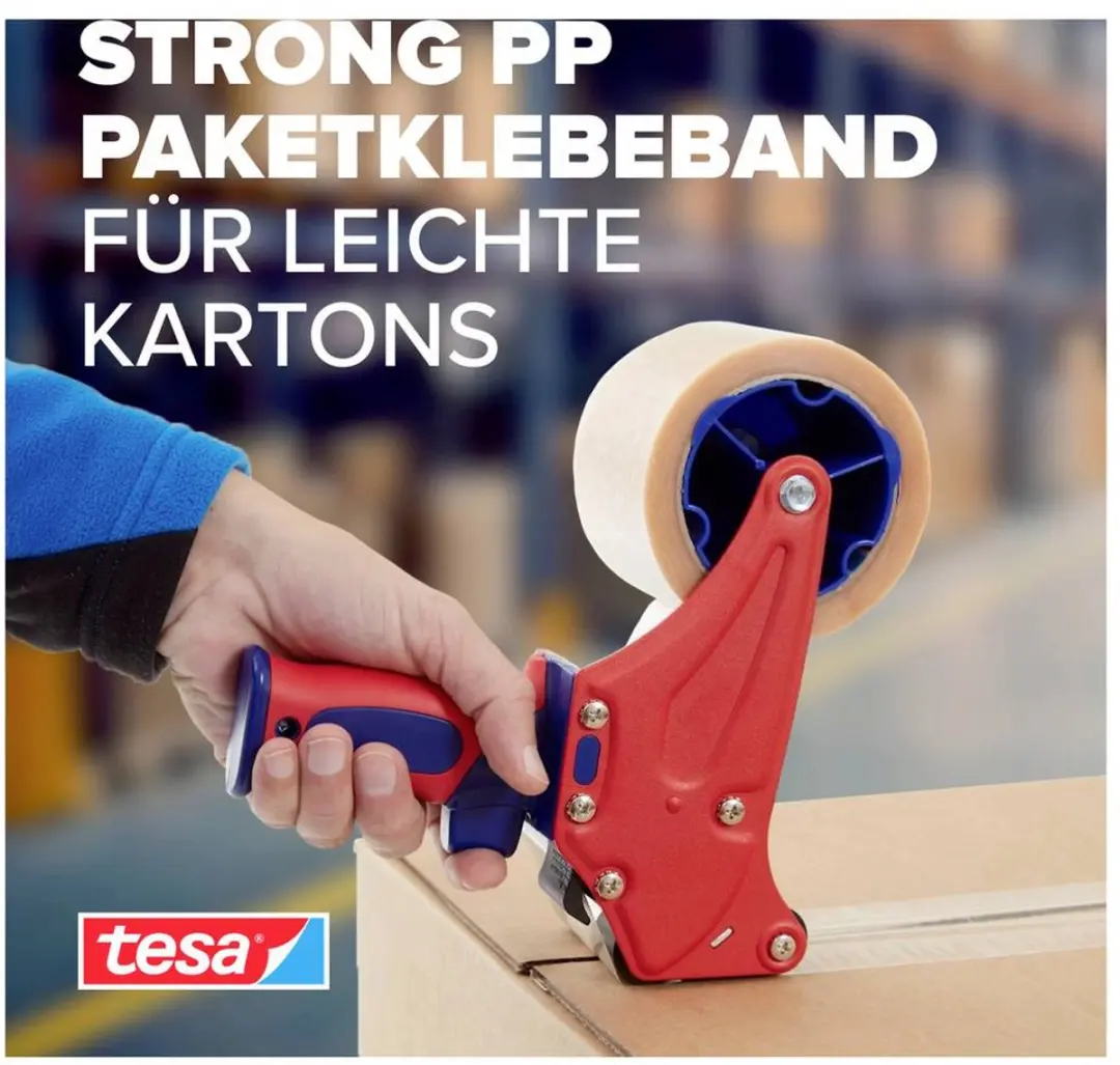 Tesa Verpakkingstape 66m - 3 Rollen Transparant
