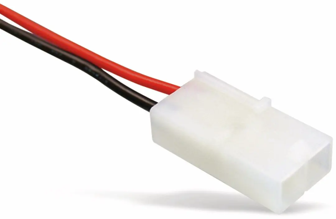 Goobay Accu Stekker Kabel 0,5mm² - Vrouwelijk - 0,14m - Zwart