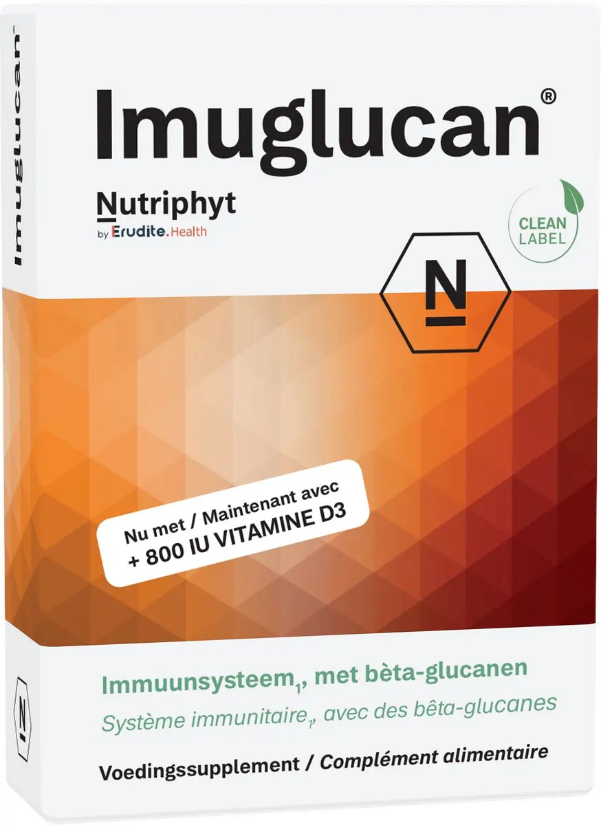 Nutriphyt Imuglucan 30 Vegetarische capsules
