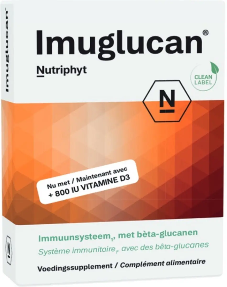 Nutriphyt Imuglucan 30 Vegetarische capsules