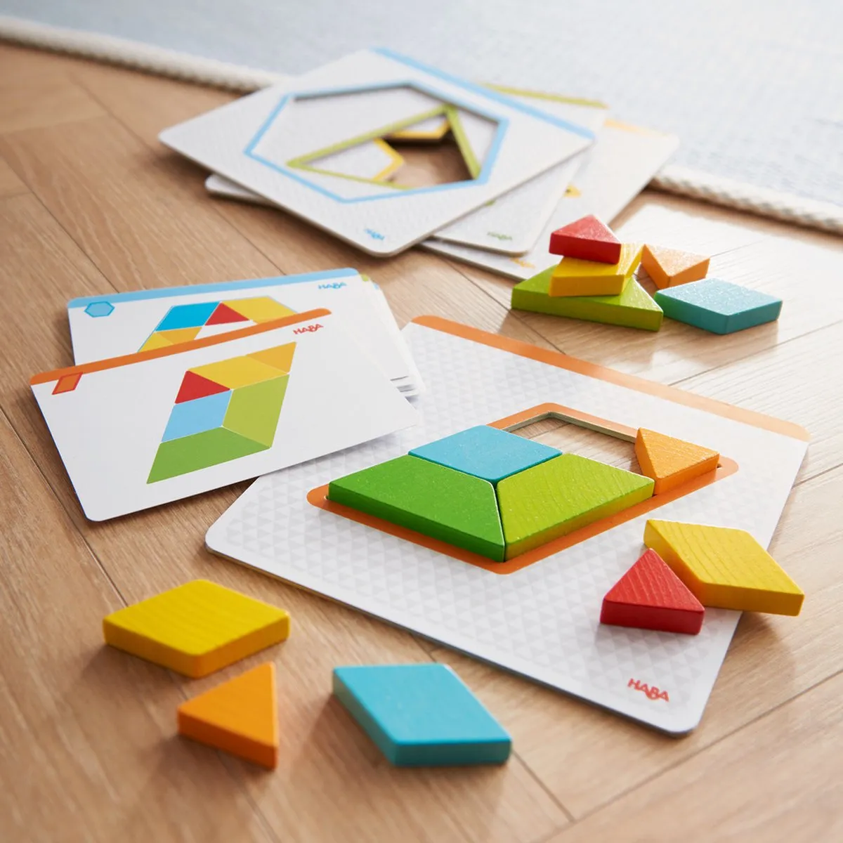 Haba Legspel Kleurrijke Vormen Junior 32-delig - Multicolor - afbeelding 6 van 6