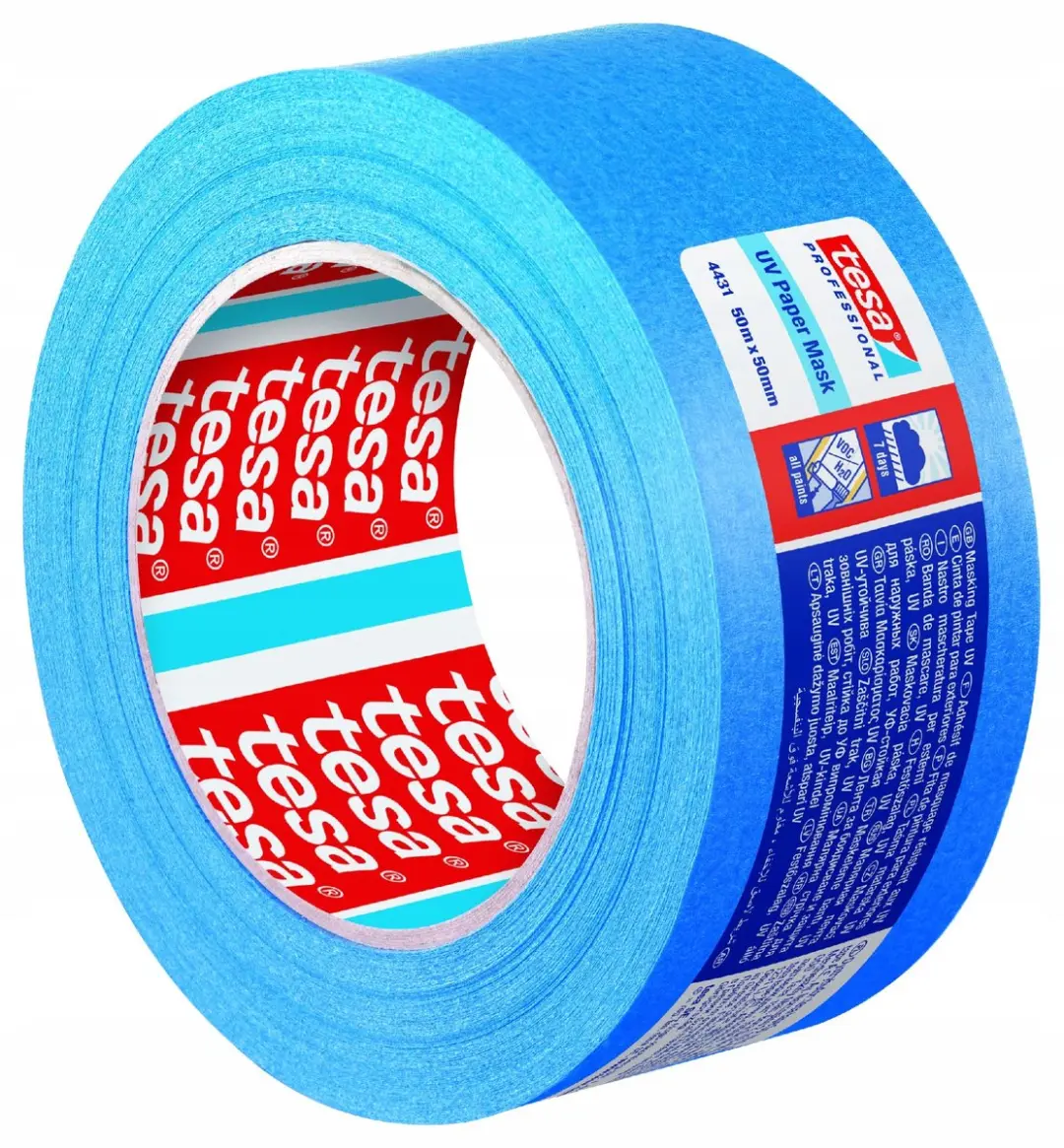 Tesa 4431 Blauwe Buitentape UV - 50mm x 50m