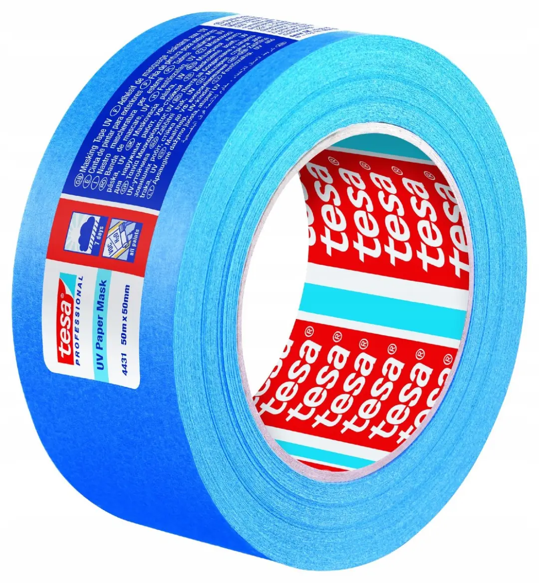 Tesa 4431 Blauwe Buitentape UV - 50mm x 50m