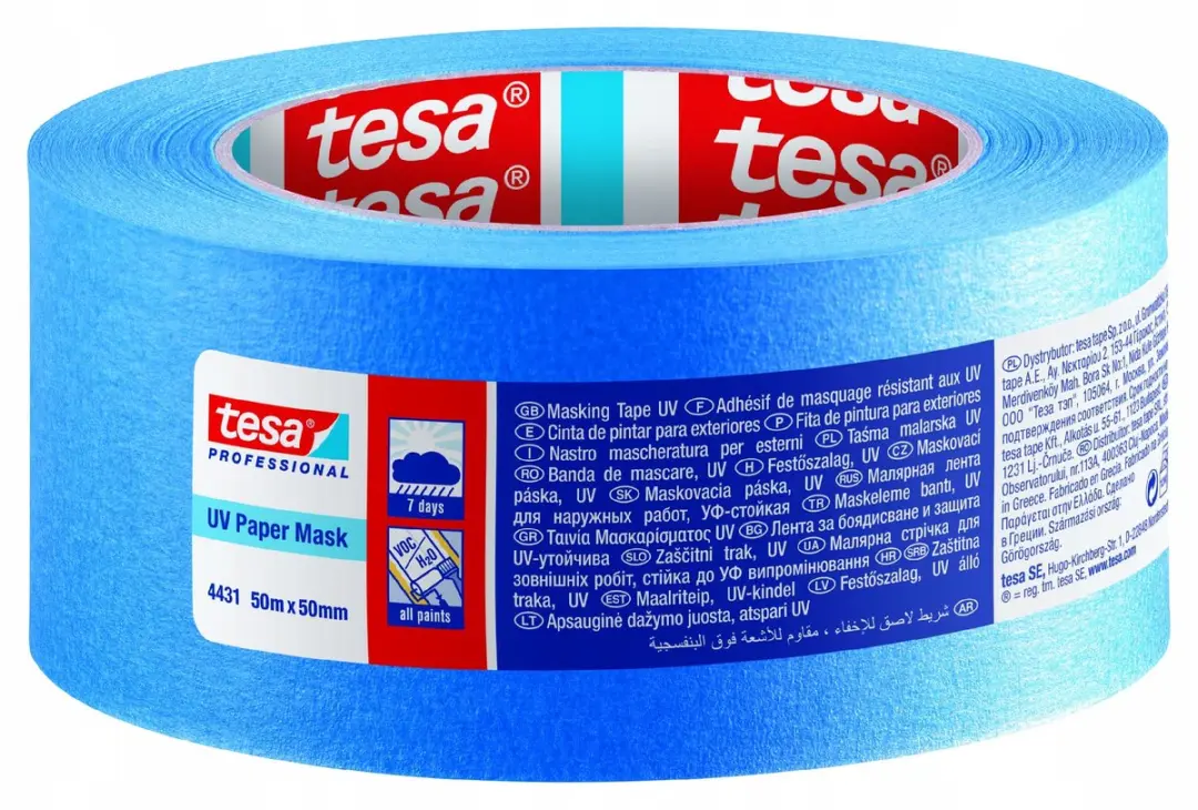 Tesa 4431 Blauwe Buitentape UV