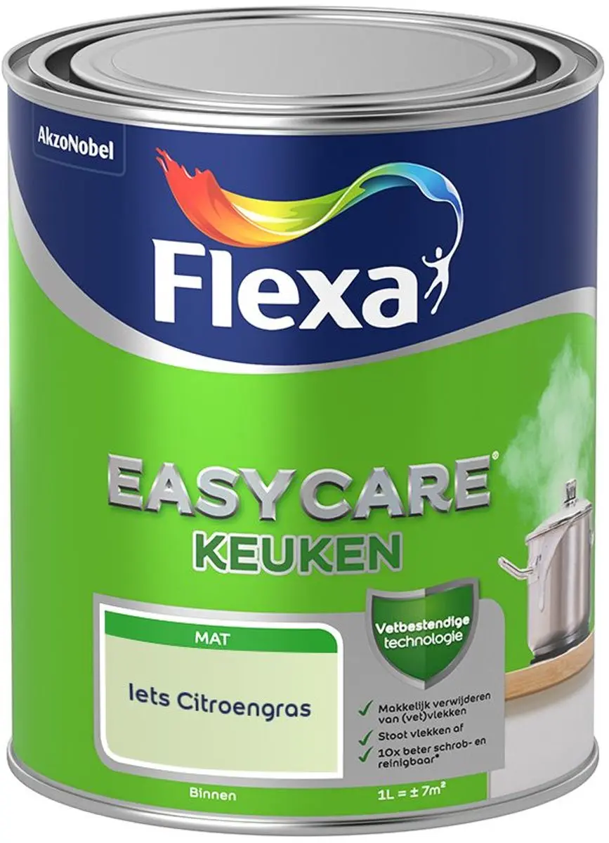 Flexa Easycare Keuken Mengverf Iets Citroengras 1L