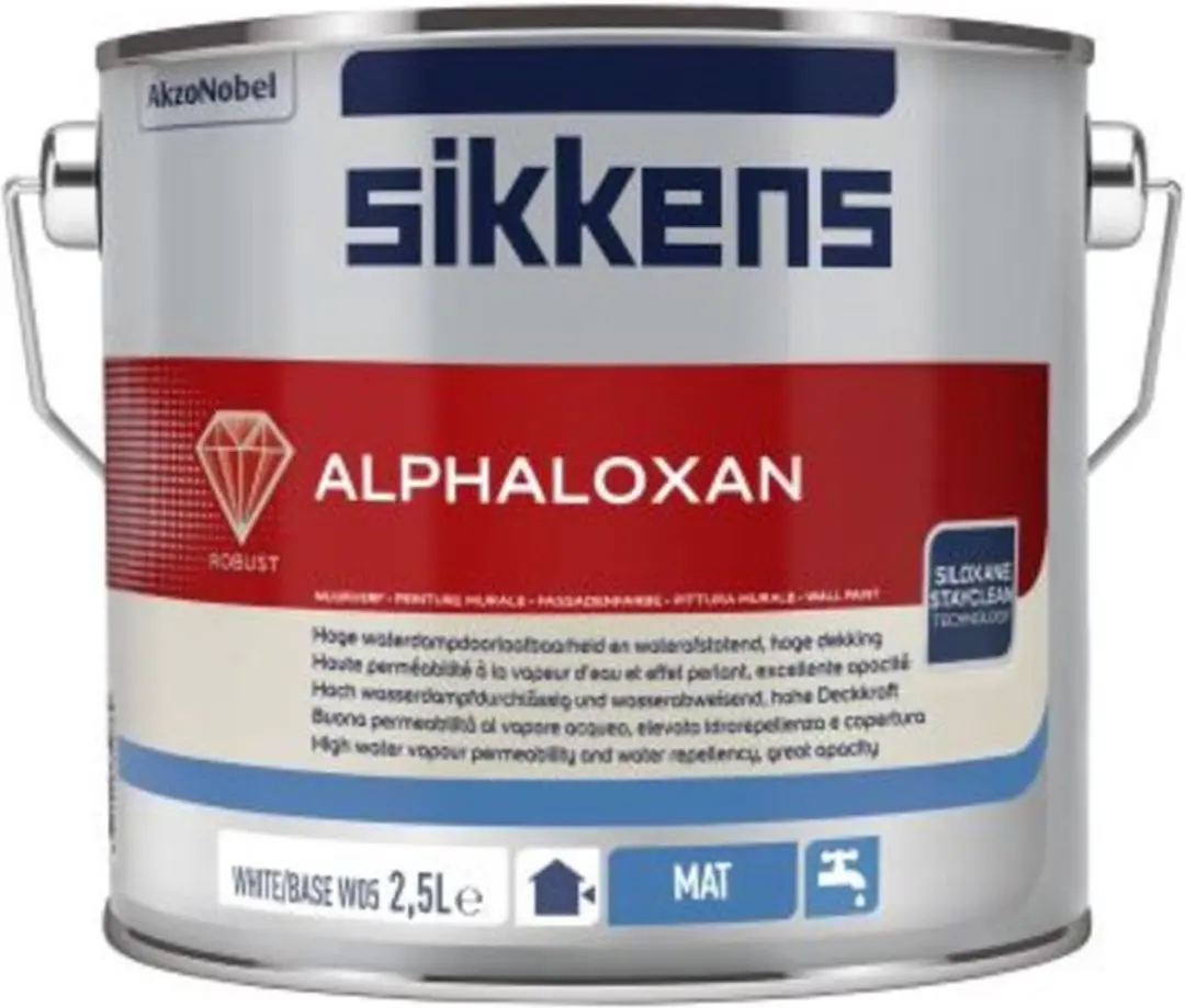 Sikkens Alphaloxan Muurverf 2,5L
