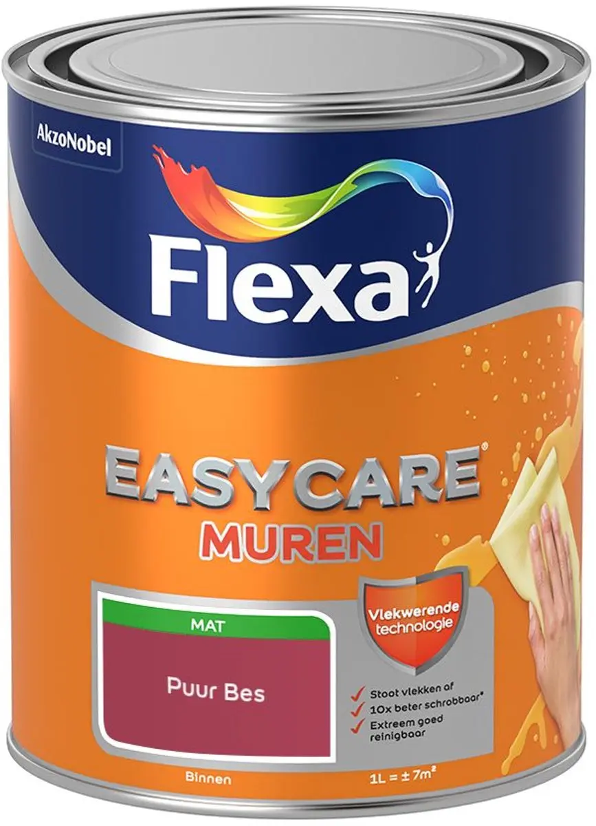 Flexa Easycare Muren Puur Bes Mengverf 1L