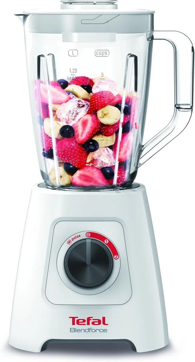 Tefal Blendforce II BL4201 Blender 600W - 1,25L Wit