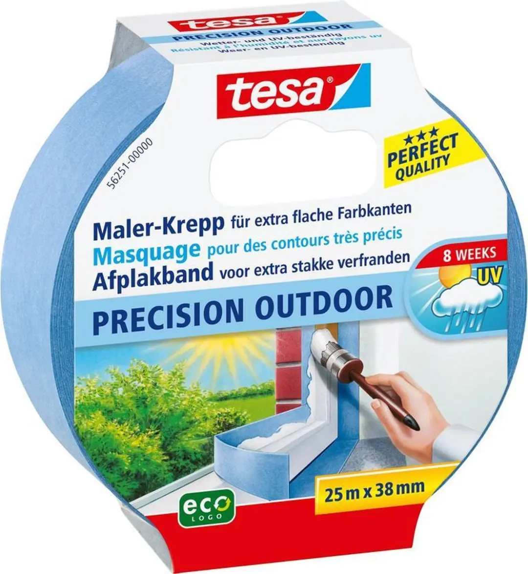 Tesa Afplakband Outdoor 25m x 38mm