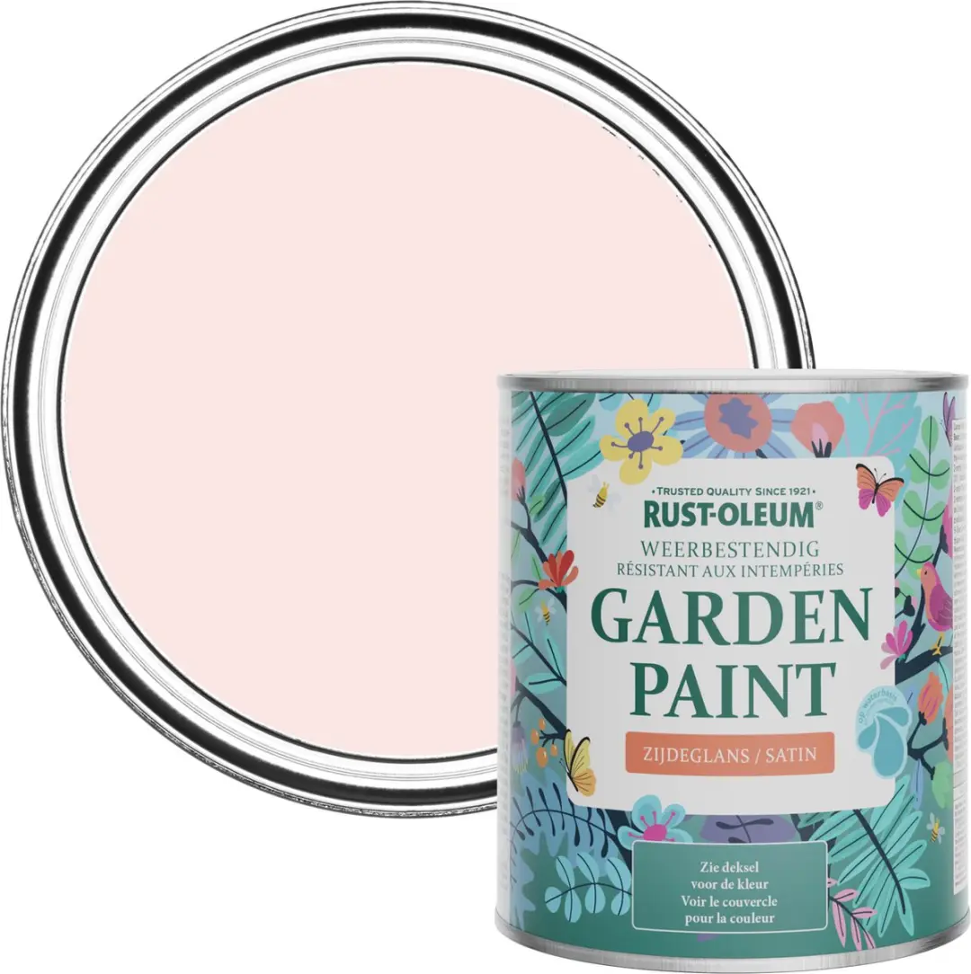 Rust-Oleum Roze Tuinverf Zijdeglans Aardbei Vanille 750ml