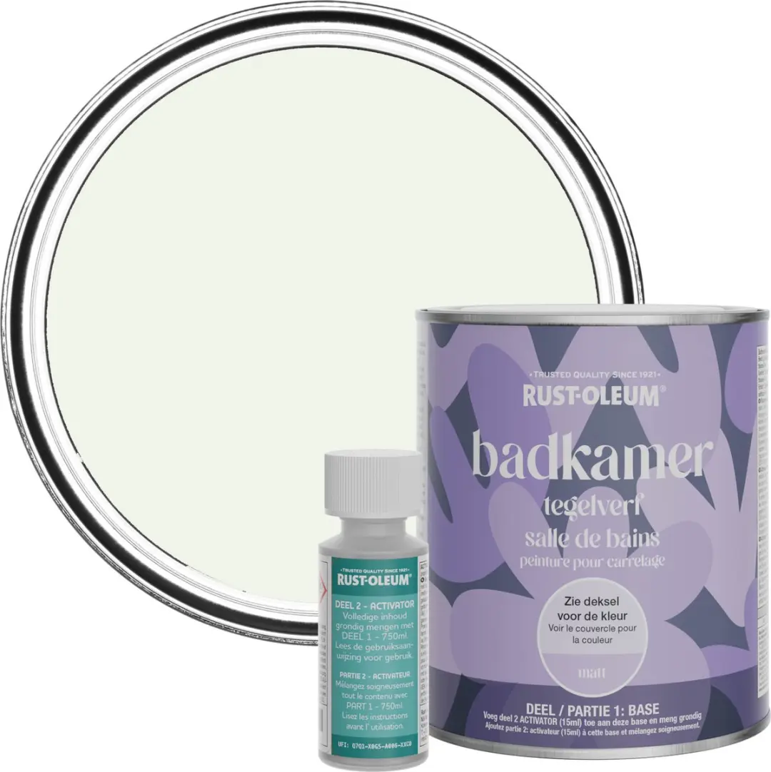 Rust-Oleum Badkamer Tegelverf Matt Gestoomde Melk 750ml