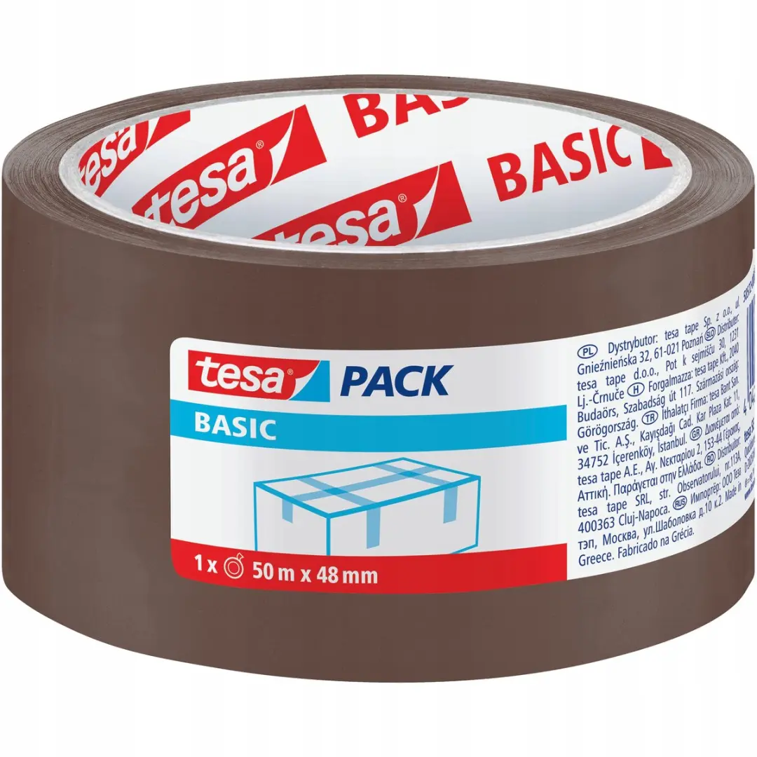 Tesa Pakkingtape Bruin 50m x 48mm