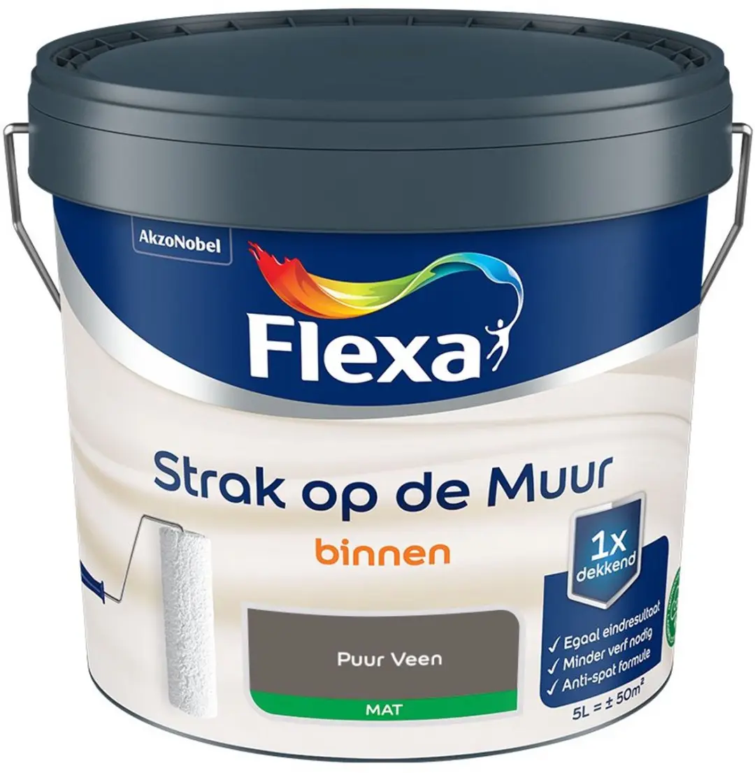 Flexa Strak Op De Muur Binnen Mat Mengverf 5L