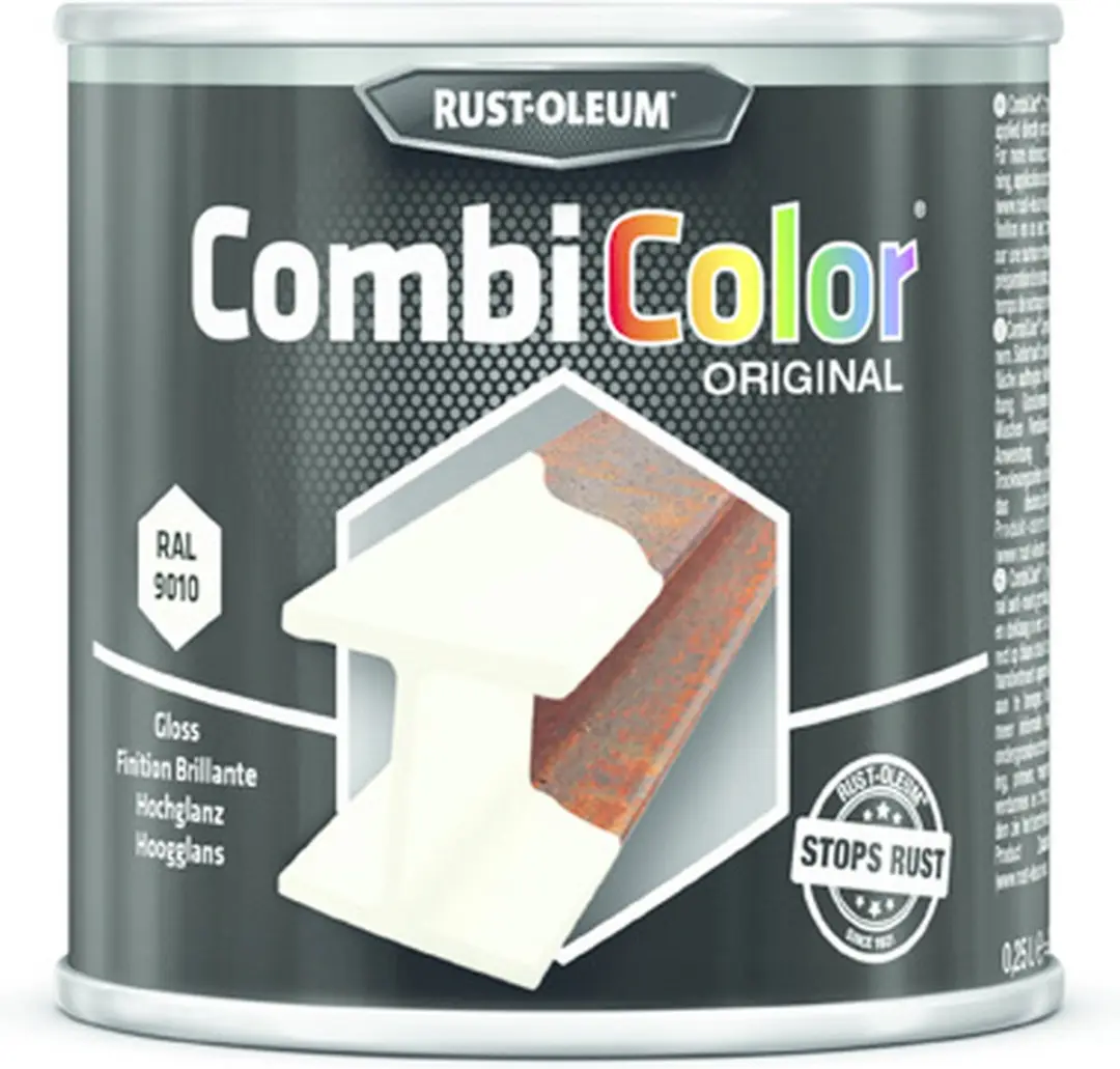 CombiColor Hoogglans - Wit RAL 9010 2,5 liter