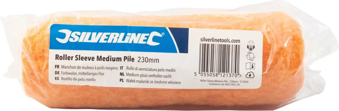 Silverline Verfroller 230mm Medium Pluis - Hout