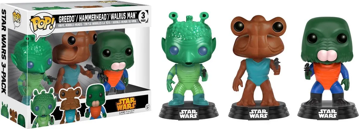 Funko POP Star Wars Greedo Hammerhead Walrus Man