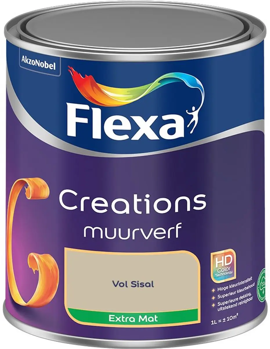 Flexa Creations Muurverf Extra Mat Vol Sisal 1L