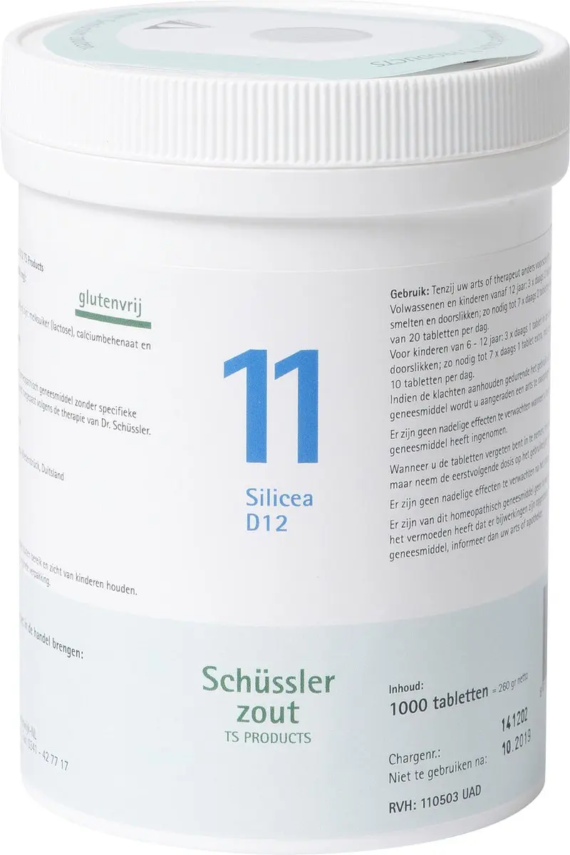 Sch ssler zout Nr. 11 Silicea D12 TS Products