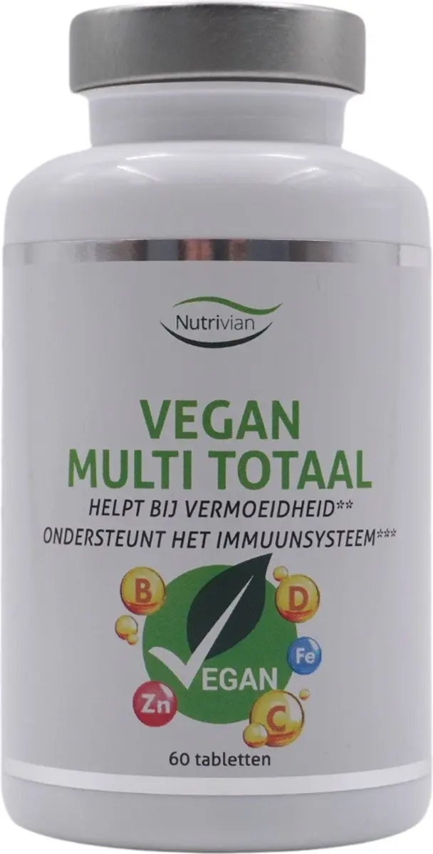Nutrivian Multi totaal vegan 60 Tabletten
