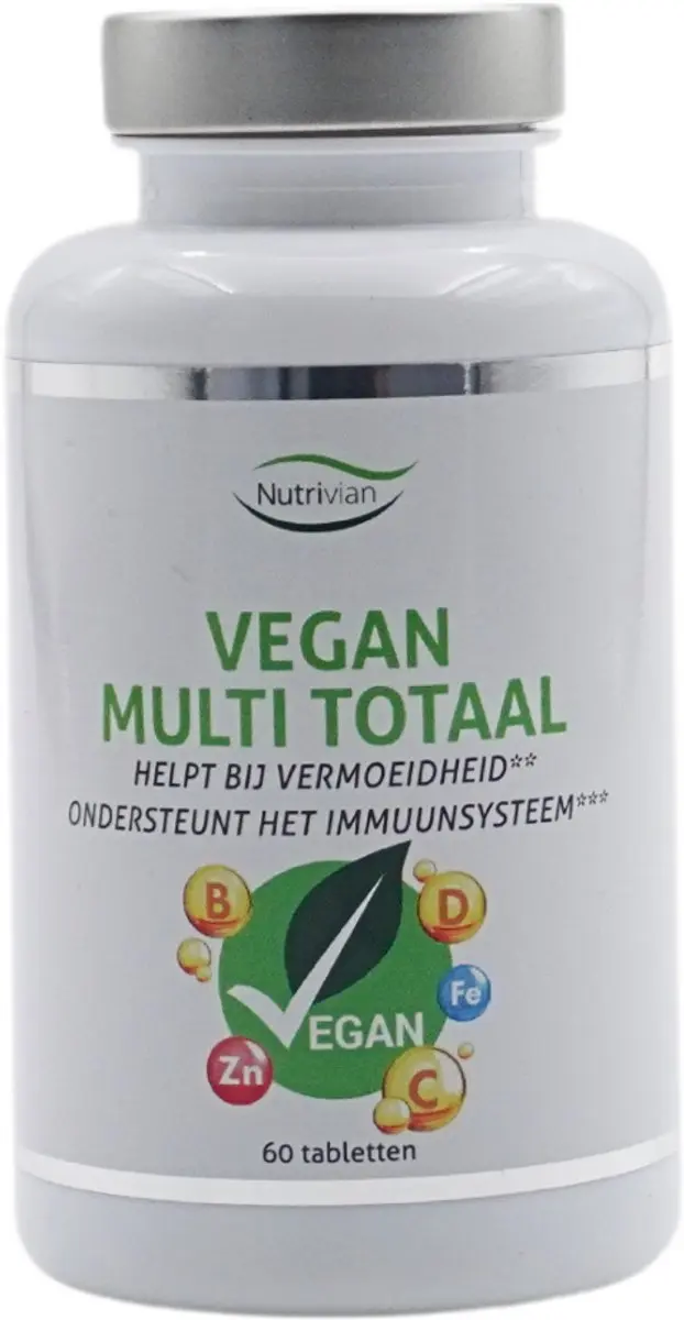 Nutrivian Multi totaal vegan 60 Tabletten