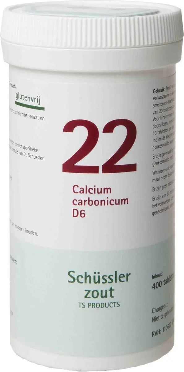 Pfluger Schüssler Zout nr 22 Calcium Carbonicum D6
