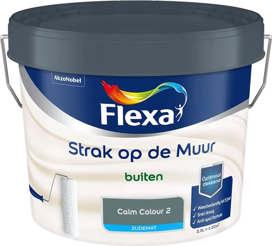 Flexa Strak Op De Muur Mengverf Calm Colour 2