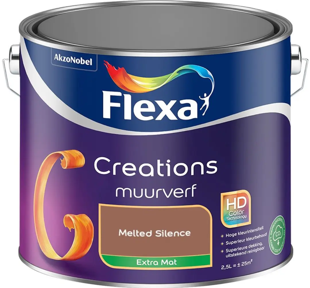 Flexa Creations Muurverf Extra Mat Melted Silence 2,5L