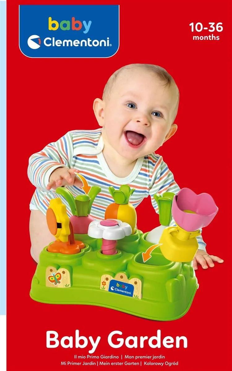 Clementoni Baby Garden Mini Activiteitentafel - Multikleur