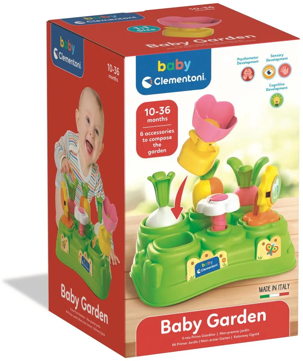 Clementoni Baby Garden Mini Activiteitentafel - Multikleur - afbeelding 6 van 6