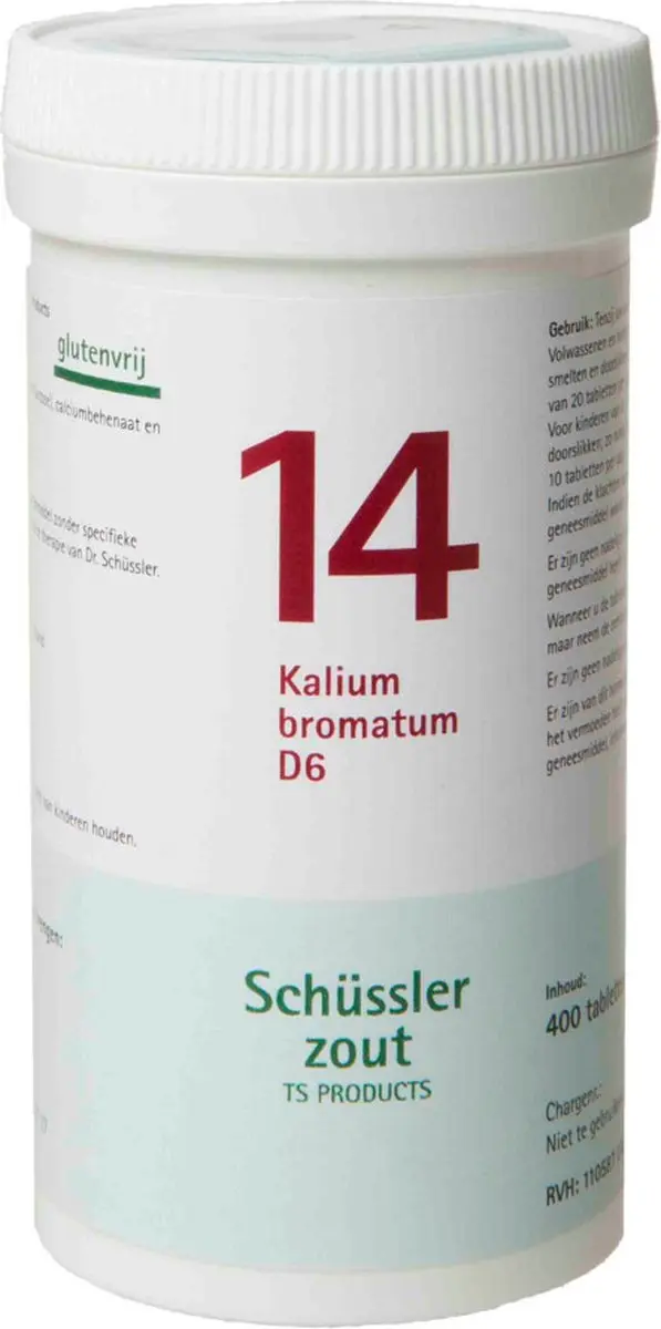Pfluger Schussler Zout nr 14 Kalium Bromatum D6