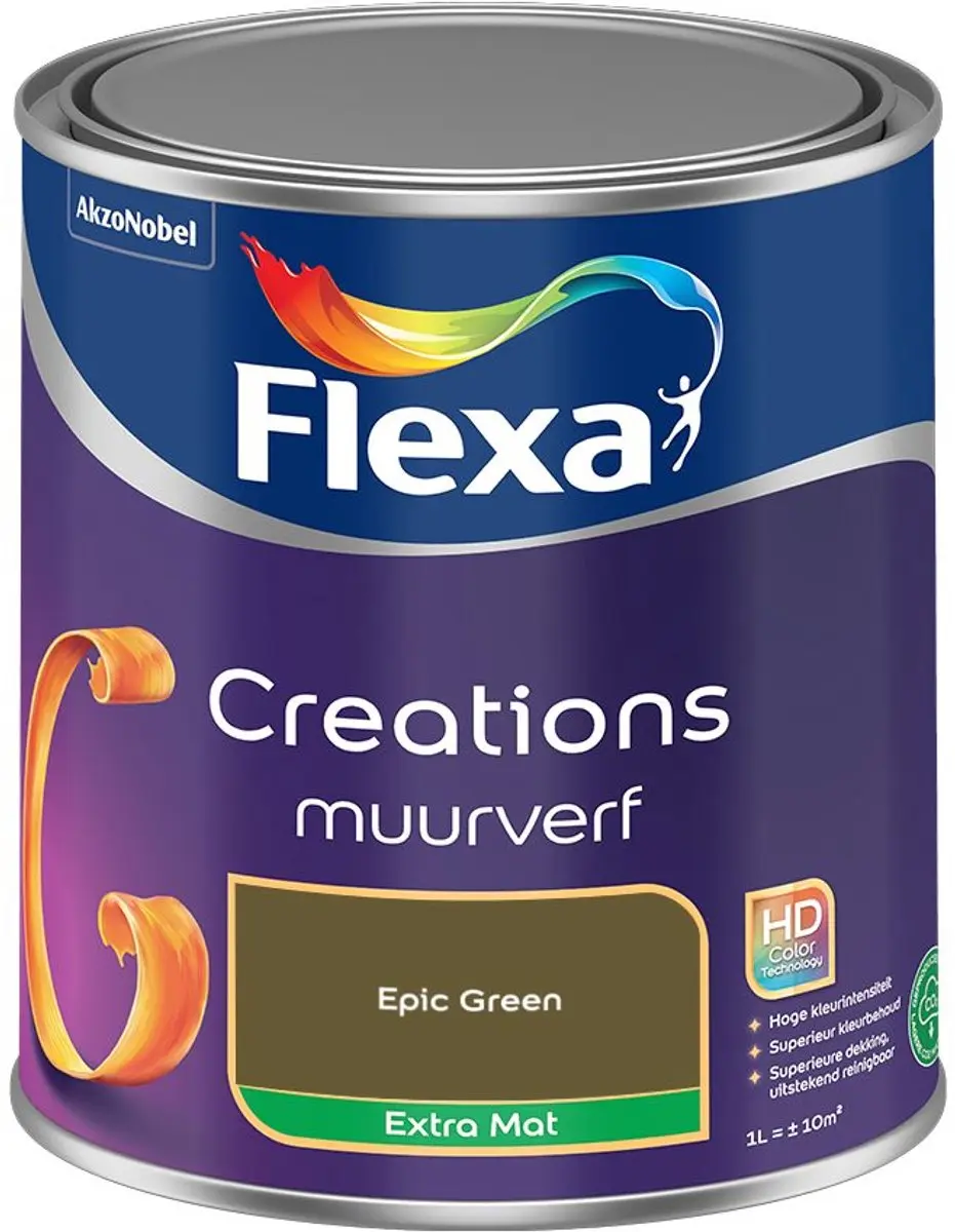Flexa Creations Muurverf Extra Mat Epic Green