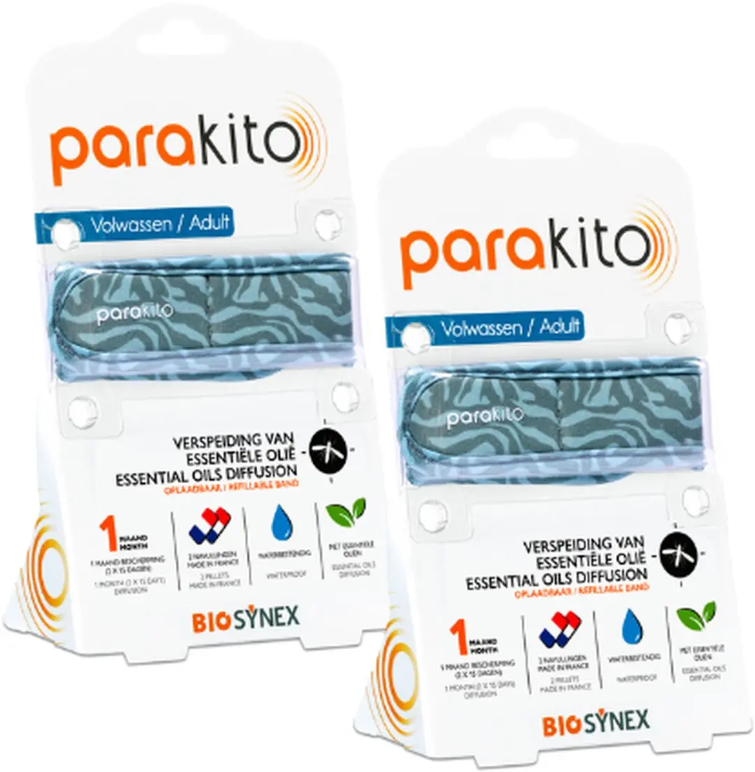 Parakito Navulbaar Anti-Muggen Armband Jungle