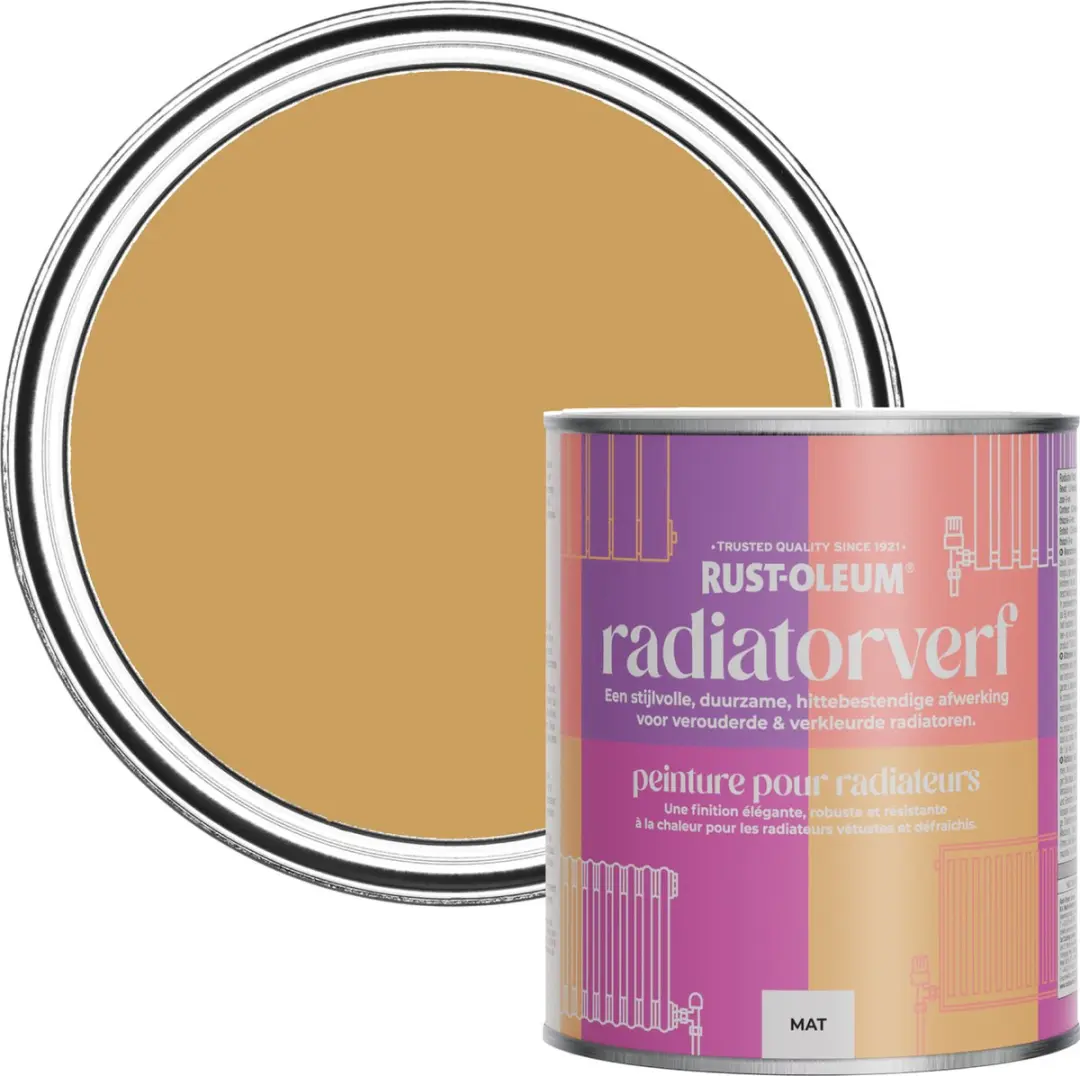 Rust-Oleum Gele Radiatorverf Dijon 750ml