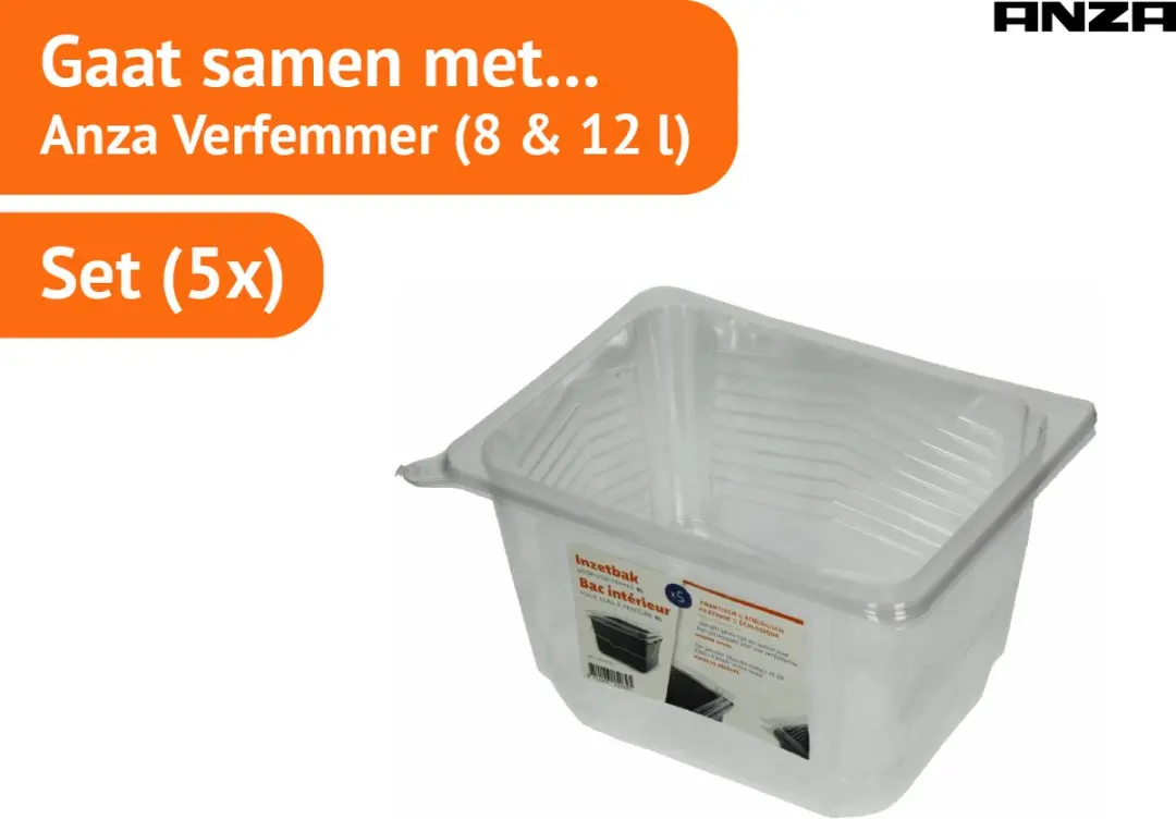 Anza Inline Verfemmer Set 5ST - 8L - Ø18cm