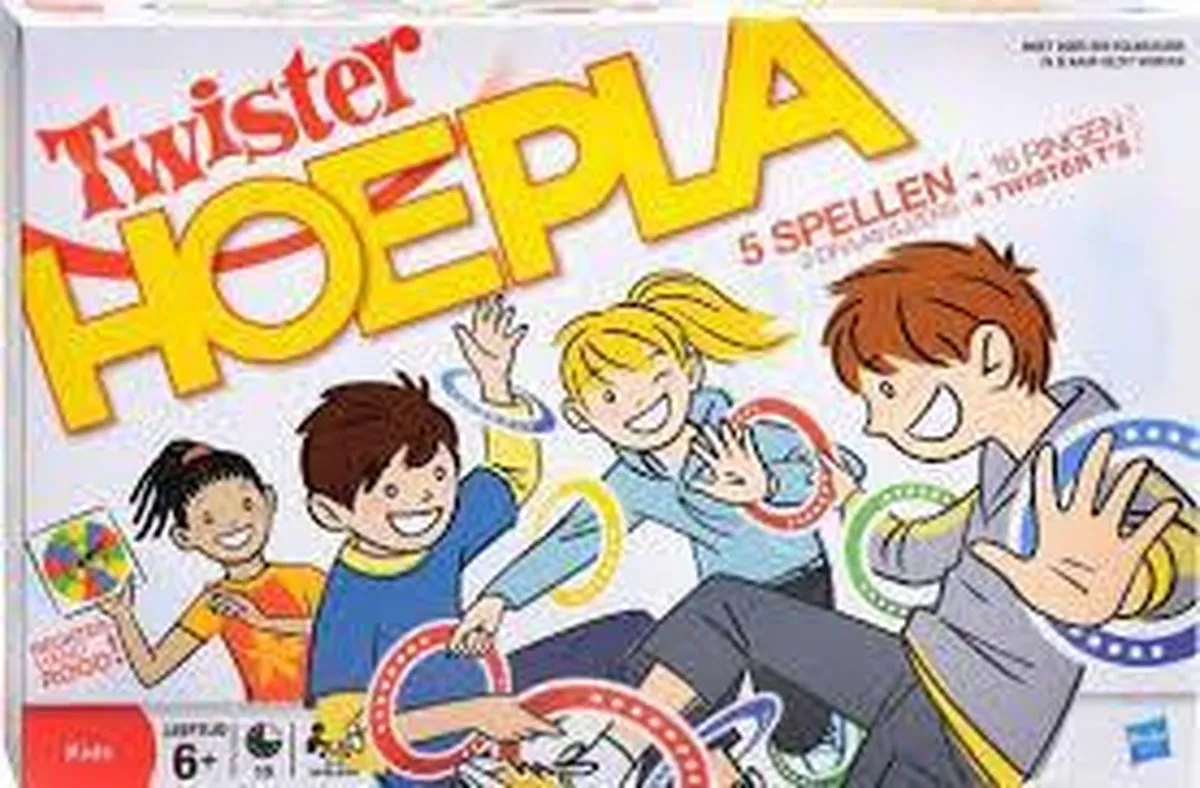Hasbro Twister Hoepla - 5 Games