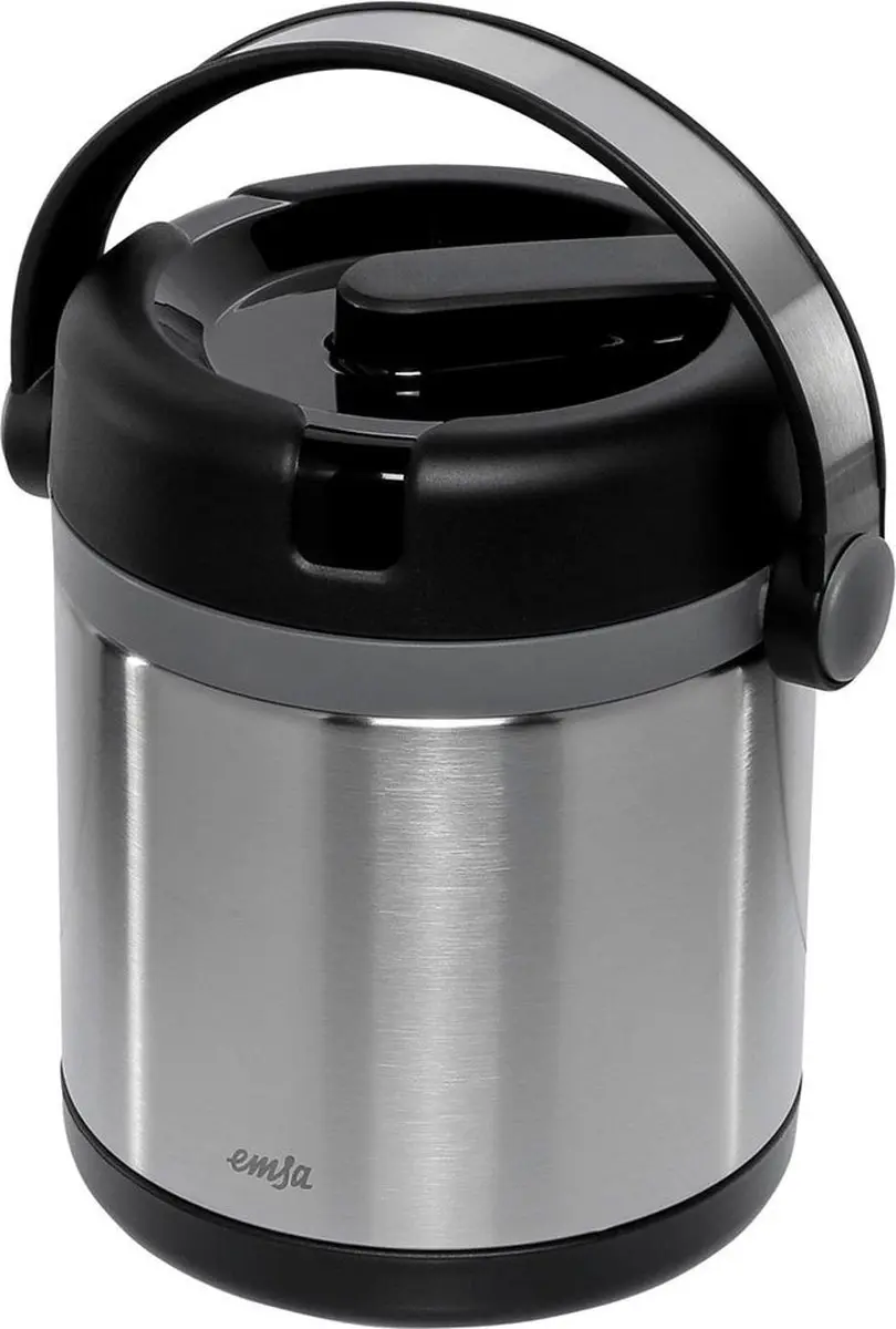 Emsa 509244 Thermoskan 1,2L - 2 Voedselinzetstukken - Zilver - afbeelding 2 van 6