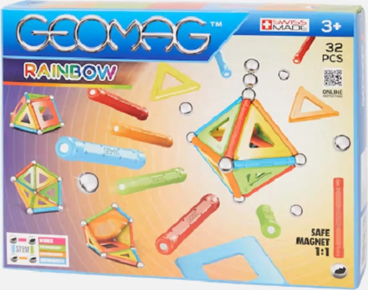 Geomag Rainbow 32-delig - Blauw