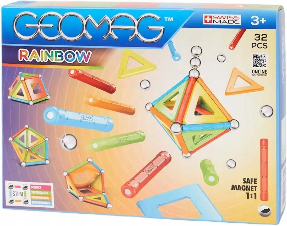 Geomag Rainbow 32-delig
